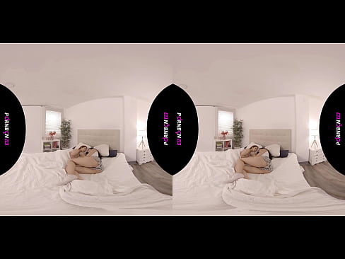 ❤️ PORNBCN VR Dua lesbian muda bangun miang dalam realiti maya 4K 180 3D Geneva Bellucci Katrina Moreno Video lucah pada kami ❤